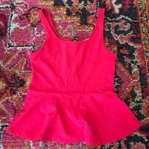 Express peplum tank
